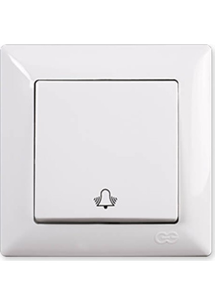 Visage Beyaz Zil Butonu - Çerçevesiz