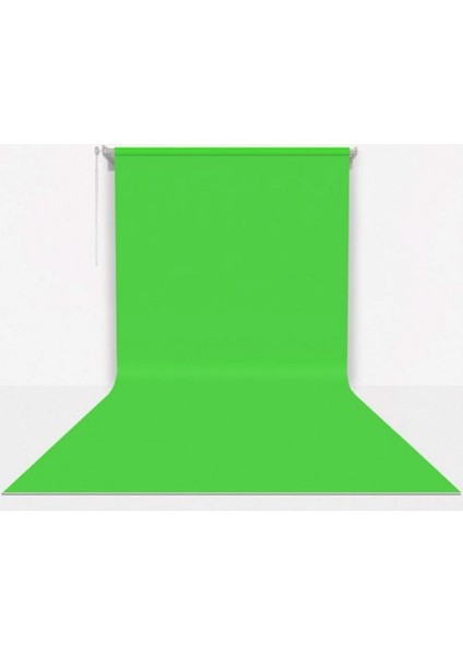 Sabit (Tavan & Duvar) Kağıt Sonsuz Stüdyo Fon Perde (Green) 2.70X11 Metre