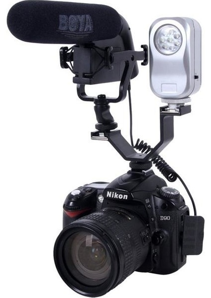 FX17 Ikili Hot Shoe Flaş Tutucu fırsatları