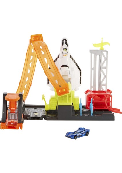 Hot Wheels Parkurda Dönüş Macerası Süper Roket Patlaması Oyun Seti