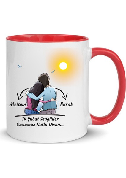 14 Şubat Sevgililer Günü Kupa Bardak