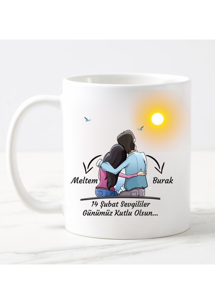 14 Şubat Sevgililer Günü Kupa Bardak