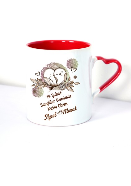 14 Şubat Sevgililer Günü Kupa Bardak