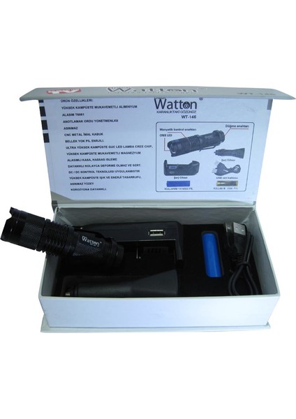 WT-146 Geçici Körlük Yapan Mini Projektör El Feneri fiyatları