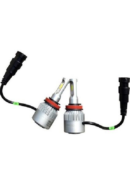 Ecuspeed H11 Yeni Nesil Şimşek Etkili LED Xenon 8000 Lm ( Beyaz )