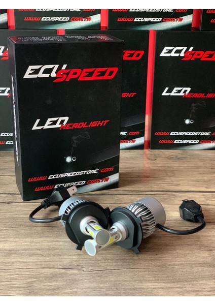Ecuspeed H9 Yeni Nesil Şimşek Etkili LED Xenon 8000 Lm ( Beyaz )