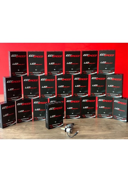 Ecuspeed H9 Yeni Nesil Şimşek Etkili LED Xenon 8000 Lm ( Beyaz )