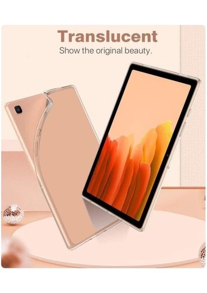 Samsung Galaxy Tab A7 10.4" SM-T500 T507 Kılıf Şeffaf Süper Silikon
