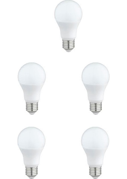 LED Ampul 9 Watt Beyaz Işık  Aydınlatma Lambası 5 Ad