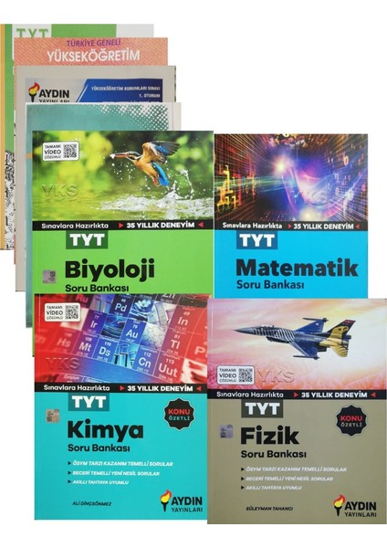TYT Sayısal 4'lü Soru Bankası Set-(4 Adet TYT Deneme )
