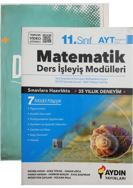 Aydın Yayınları 11. Sınıf Matematik Ders İşleyiş Modülleri-(Okyanus Yayınları Deneme )