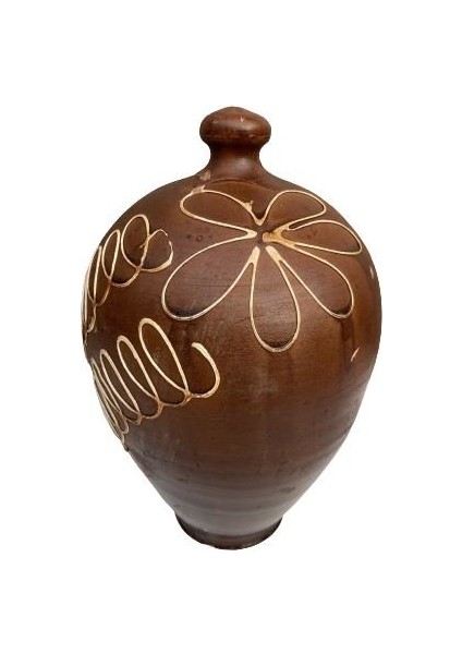 Doğal Toprak Kumbara 28 Cm