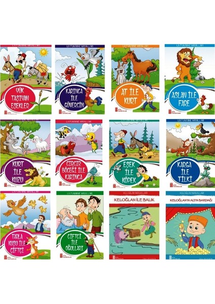 1 . ve 2. Sınıflar Için Severek Okuyacakları Öğretmen Tavsiyeli 12'li Set