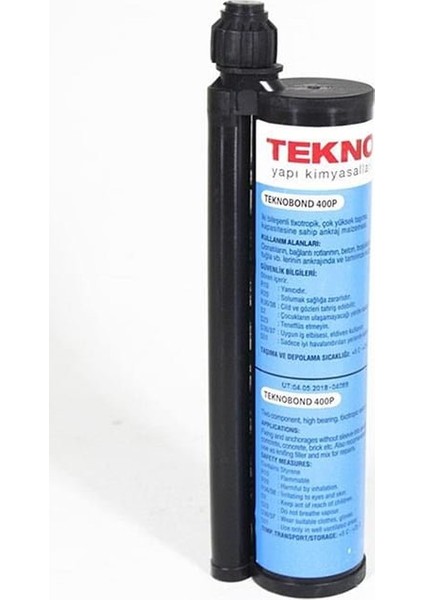 Teknobond 400 P 345 ml Epoksi Esaslı Kimyasal Dübel 20 Adet