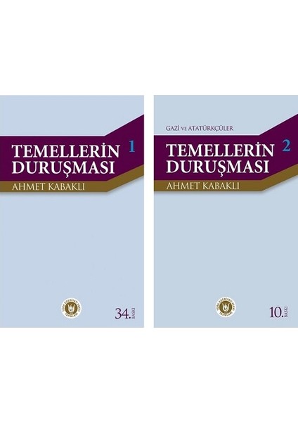 Temellerin Duruşması - 2 Cilt Takım - Ahmet Kabaklı