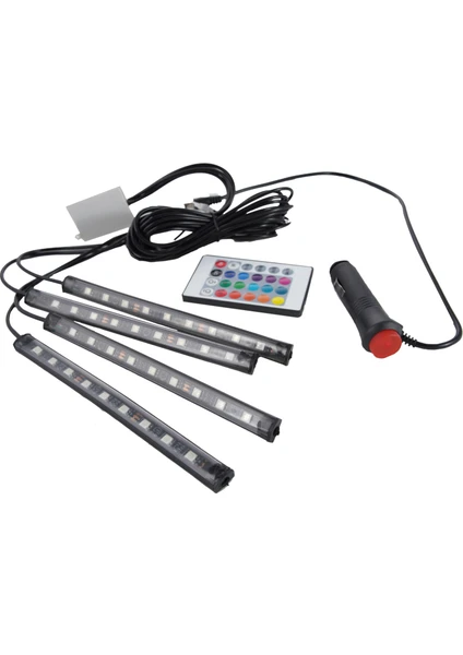 Ayak Altı LED 9 Smd Rgb Kumandalı