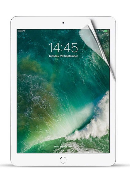 Apple iPad Air 1 (2013/2014) 9.7" Mat Ekran Koruyucu Nano Esnek Flexible 9h Micro Temperli Kırılmaz Cam