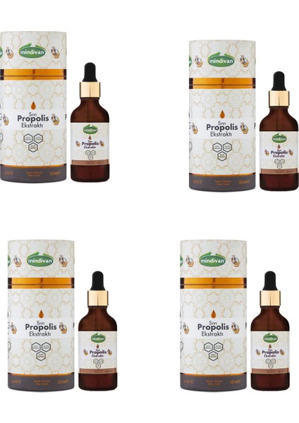 Propolis Sıvı Ekstraktı 50 ml x 4 'lü