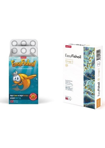 Yetişkin ve Çocuklar Için Balık Yağı Set
