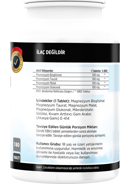 Vitamin D3 Vitamin K2 20 ml + Magnezyum Elementleri 180 Tablet fiyatları