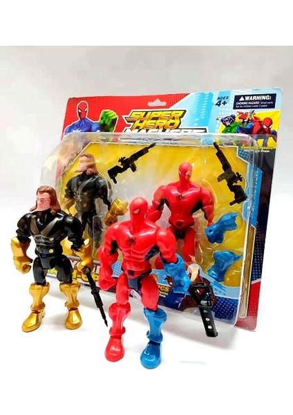 Örümcek Adam ve Thor Ikili Sesli Süper Hero Mashers