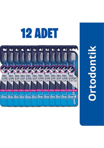 Ortho Brush Orthodontik Diş Fırçası 35 Soft x 12 Adet