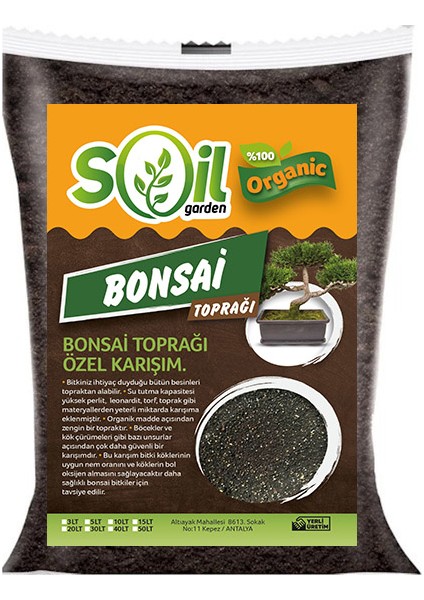 Garden Bonsai Saksı Toprağı Zenginleştirilmiş 40 lt