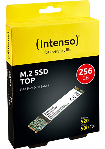 Top 256GB 520-500MB 4Mm M.2 SATA3 SSD