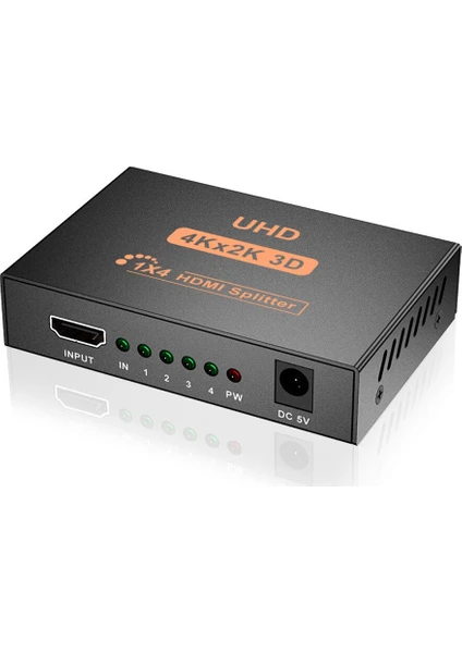 Triline 4K Ultra Hd 3D 4 Port HDMI Splitter Çoğaltıcı