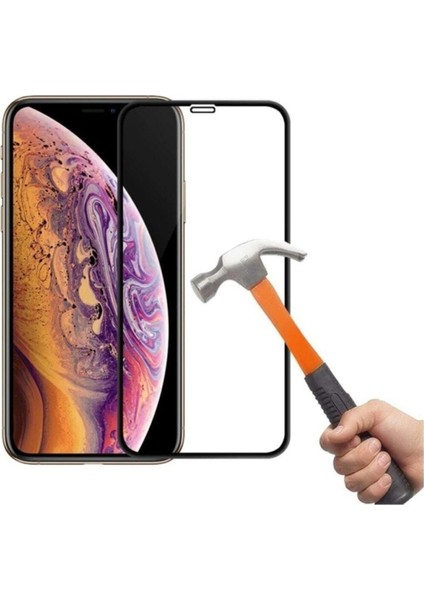 Apple iPhone Xs Max Kırılmaz Cam 5d Tam Kaplayan Temperli Ekran Koruyucu