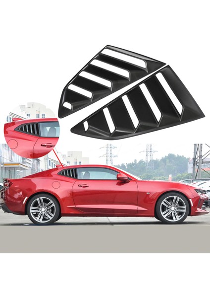 Camaro 2016-2018 Arka Yan Cam Gölgelik Seti / Louvers