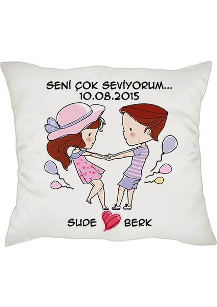 İsim Baskılı Romantik Sevgililer Hediye Seti modelleri