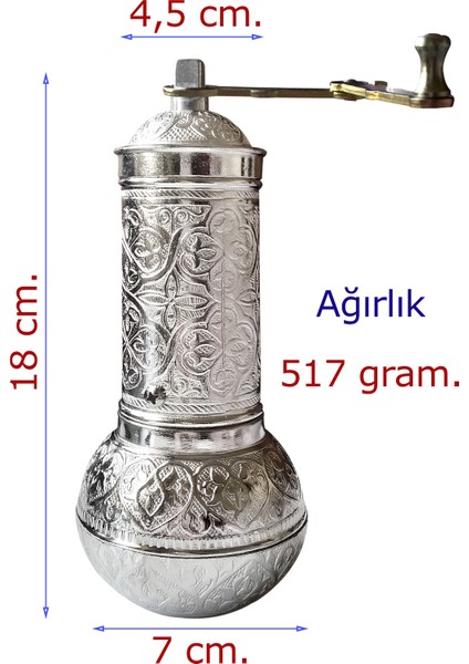 Nostaljik Osmanlı Kahve ve Baharat Değirmeni BTB-655