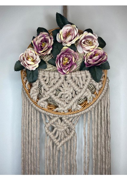 Makrome Sepetli Duvar ve Kapı Süsü fiyatları