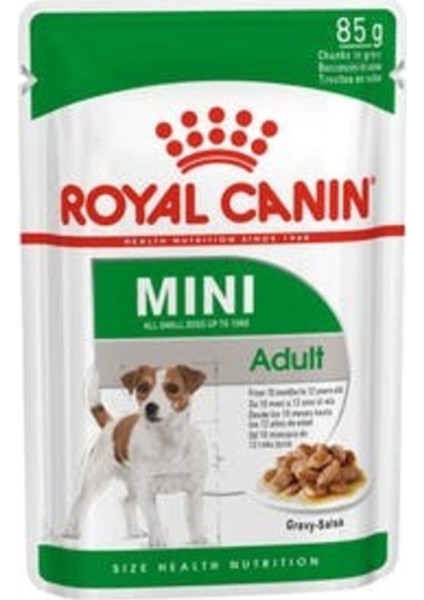Royal Canın Mını Adult Küçük Irk Yetişkin Köpek Yaş Maması 85GR X12