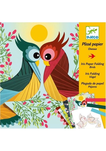 Iris Paper Folding Birds - Kağıt Katlama ve Birleştirme - Bird 7+ Yaş