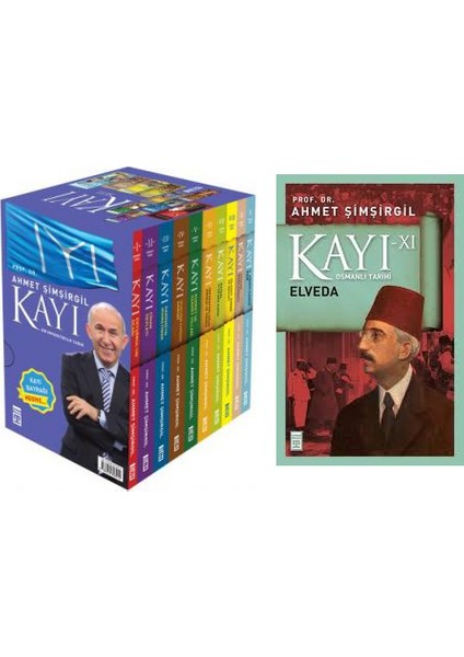 Kayı Serisi 11 Kitap Full Set Ahmet Şimşirgil Kutulu + Kayı Bayrağı