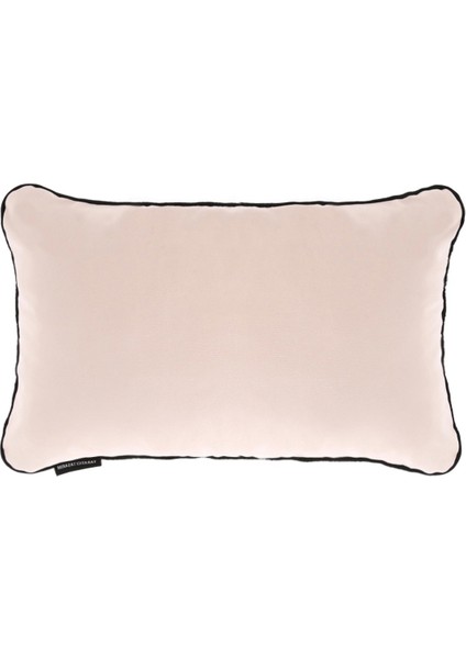 Dikdörtgen Biyeli Kırlent Yastık Kılıfı Somun Rengi 50X30