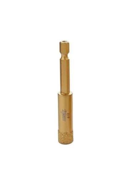 Mermer Granit Delme Kuru Kesim Hex Altın Seri 12 mm