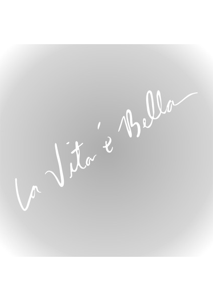 Hayat Güzeldir, La Vita E Bella Araba Sticker, Oto Cam Sticker