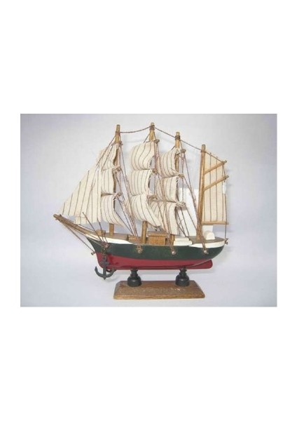 Maket Gemi 16X4X16 cm Dekoratif Hediyelik Ev Ofis Aksesuarı