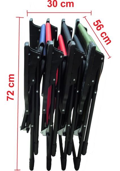 Dogahomes Katlanır Kamp,plaj,piknik Sandalyesi-Kırmızı fiyatları