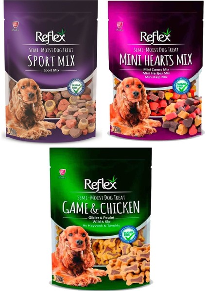 Semi-Moist Köpek Ödülü Karışık Avantaj Paketi 3 Lü