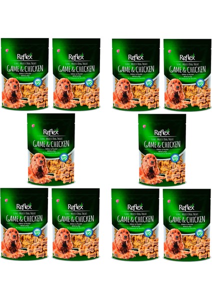 Semi-Moist Av Hayvanlı Tavuklu Köpek Ödülü 150 gr (10 Adet)