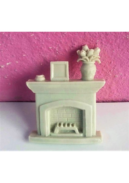 Şömine Lale Çiçek Saksı 8cm Silikon Kalıp K-148