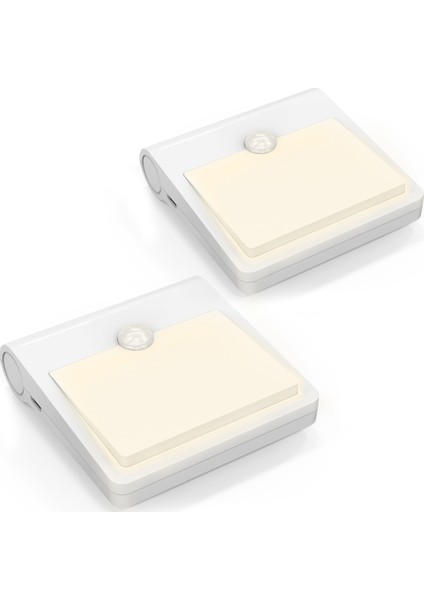 2'li USB Şarj Edilebilir Hareket Sensörü Gece Işık (Yurt Dışından)