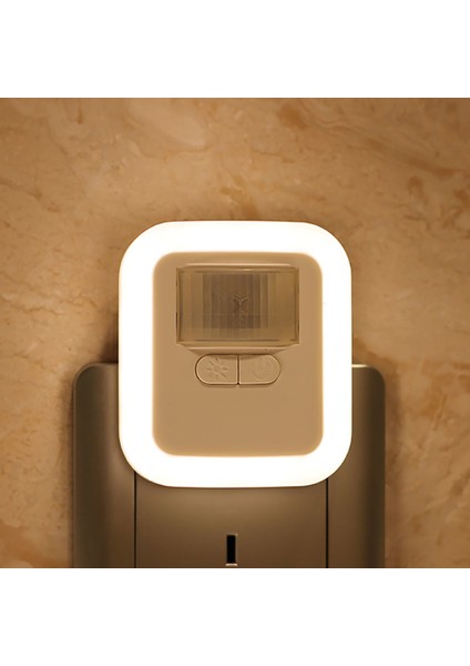 LED Plug-In Hareket Sensörü Işık Duvar Gece Lambası (Yurt Dışından)