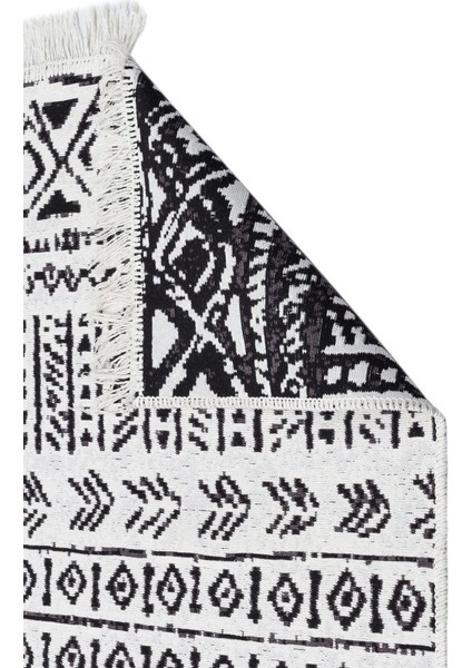 Arya Ar 03 Black Siyah Yıkanabilir Çift Taraflı Kilim fırsatları