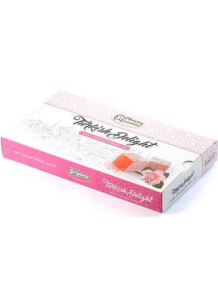 Kutu Güllü Lokum 500 gr