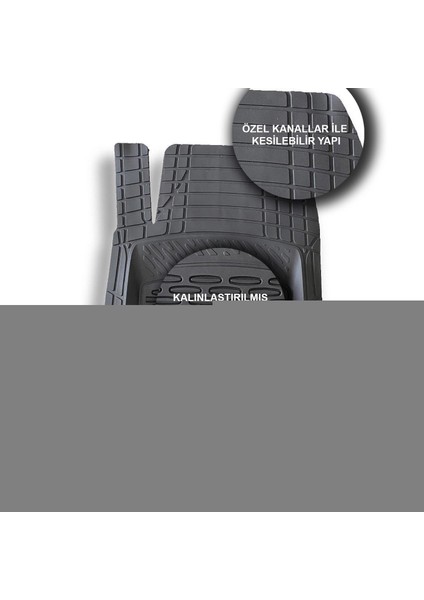 Safir Ford Ka 2008 Sonrası Siyah 3D Paspas modelleri